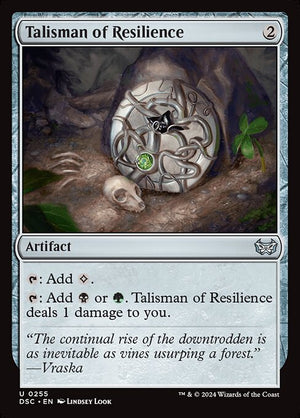 Talisman of Resilience (255) [Duskmourn: House of Horror Commander]