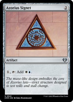 Azorius Signet (941) [Commander Masters]