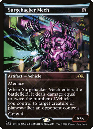 Surgehacker Mech (405) [Kamigawa: Neon Dynasty] [Showcase]