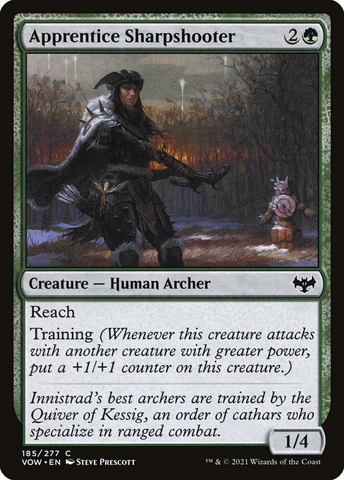 Apprentice Sharpshooter (185) [Innistrad: Crimson Vow]