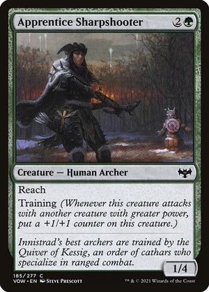 Apprentice Sharpshooter (185) [Innistrad: Crimson Vow]