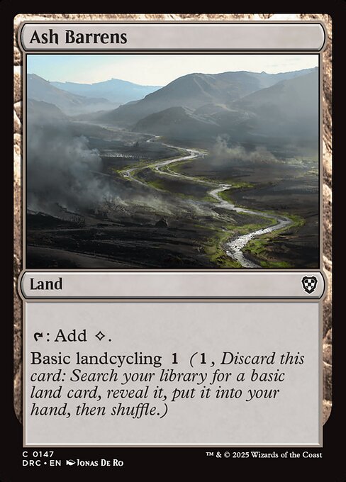 Ash Barrens (147) [Aetherdrift Commander]