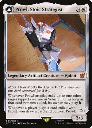 Prowl, Stoic Strategist // Prowl, Pursuit Vehicle (1) [Transformers]