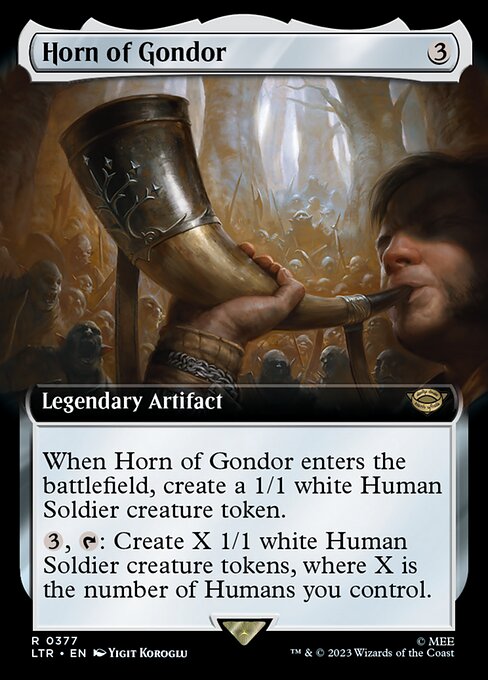 Horn of Gondor (377) [The Lord of the Rings: Tales of Middle-earth] [Extended Art]