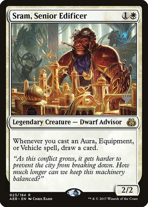 Sram, Senior Edificer (23p) [Aether Revolt Promos]