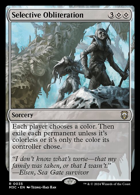 Selective Obliteration (35) [Modern Horizons 3 Commander]