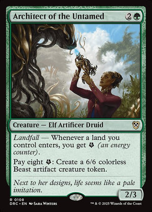 Architect of the Untamed (108) [Aetherdrift Commander]