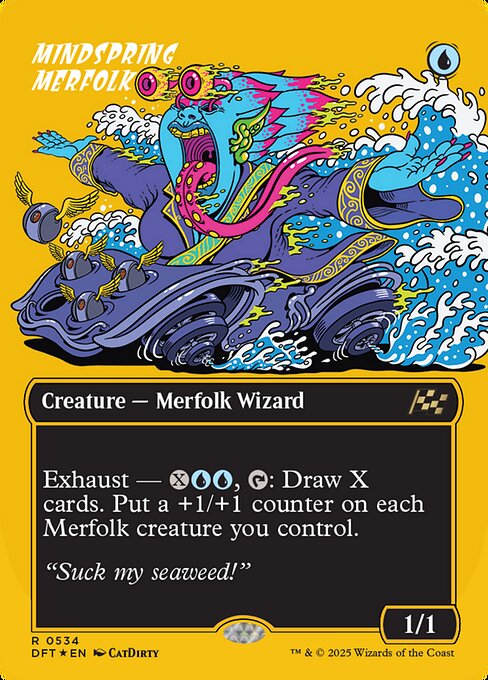 Mindspring Merfolk (534) [Aetherdrift]