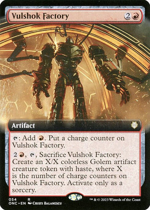 Vulshok Factory (54) [Phyrexia: All Will Be One Commander] [Extended Art]