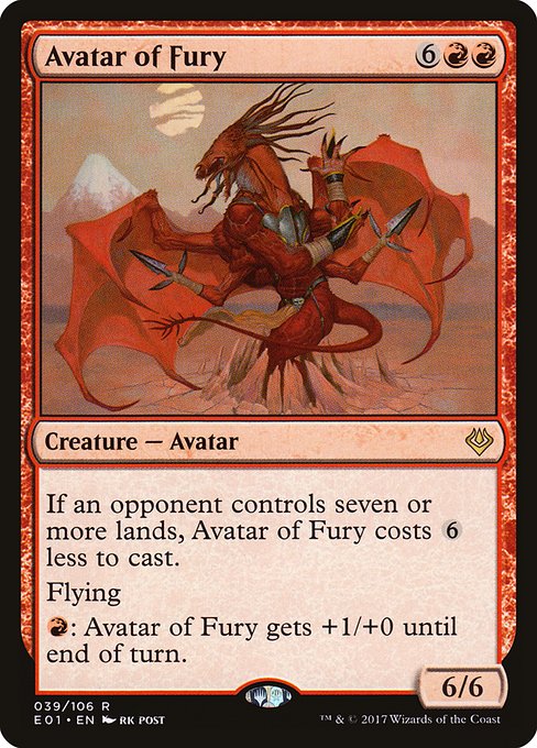 Avatar of Fury (39) [Archenemy: Nicol Bolas]