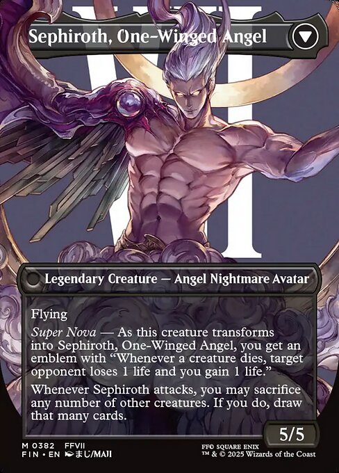 Sephiroth, Fabled SOLDIER // Sephiroth, One-Winged Angel (382) [Final Fantasy]