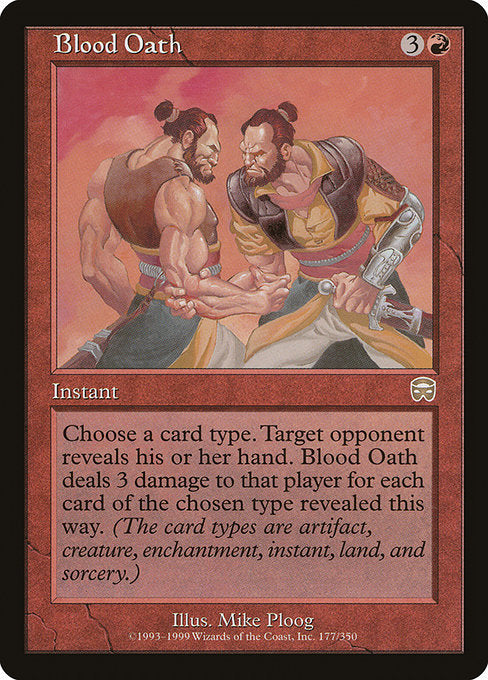 Blood Oath (177) [Mercadian Masques]