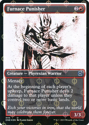 Furnace Punisher (445) [Phyrexia: All Will Be One] [Showcase]
