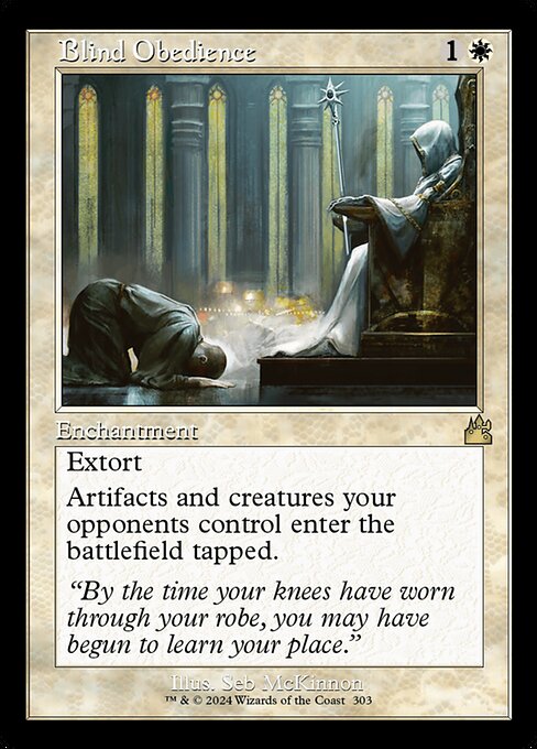 Blind Obedience (303) [Ravnica Remastered]