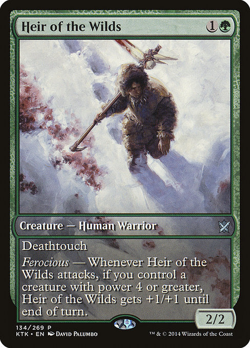 Heir of the Wilds (134) [Khans of Tarkir Promos]