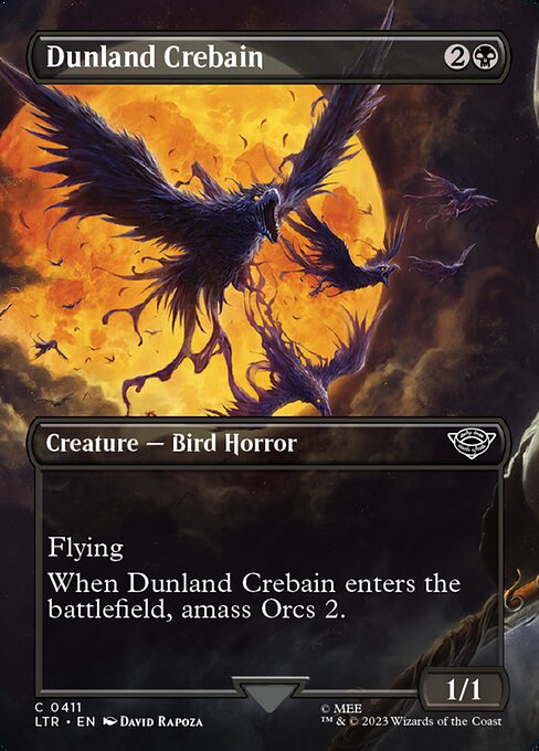 Dunland Crebain (411) [The Lord of the Rings: Tales of Middle-earth] [Borderless]