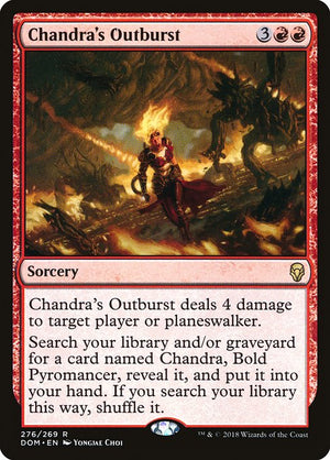 Chandra's Outburst (276) [Dominaria]