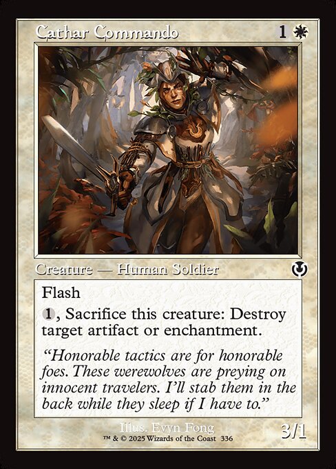 Cathar Commando (336) [Innistrad Remastered]