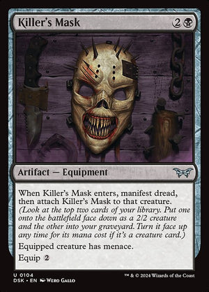 Killer's Mask (104) [Duskmourn: House of Horror]