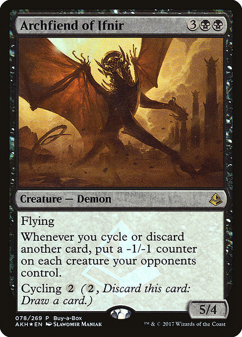 Archfiend of Ifnir (78) [Amonkhet Promos]