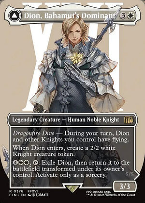 Dion, Bahamut's Dominant // Bahamut, Warden of Light (376) [Final Fantasy]