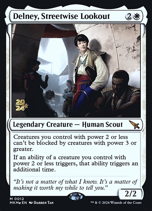 Delney, Streetwise Lookout (12s) [Murders at Karlov Manor Promos]
