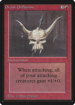 Orcish Oriflamme (167) [Limited Edition Beta]