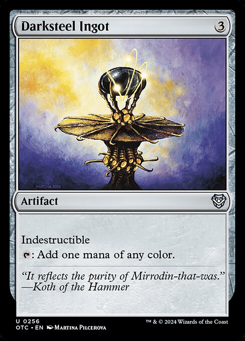 Darksteel Ingot (256) [Outlaws of Thunder Junction Commander]