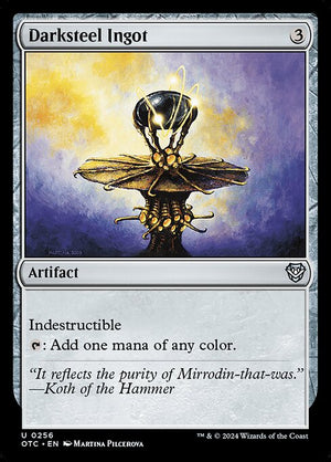 Darksteel Ingot (256) [Outlaws of Thunder Junction Commander]