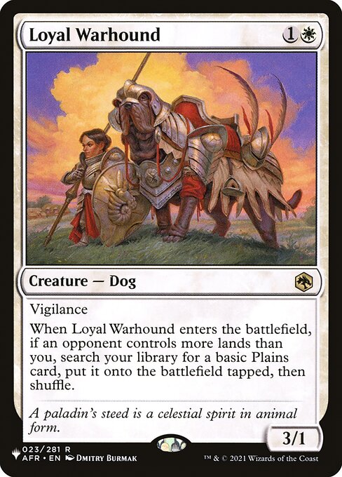 Loyal Warhound (AFR-23) [The List]