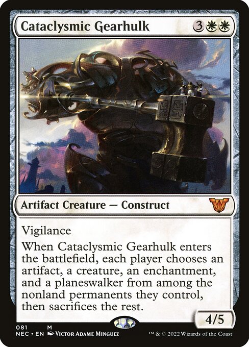 Cataclysmic Gearhulk (81) [Neon Dynasty Commander]