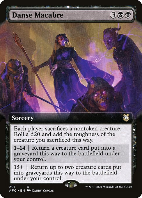 Danse Macabre (291) [Forgotten Realms Commander] [Extended Art]