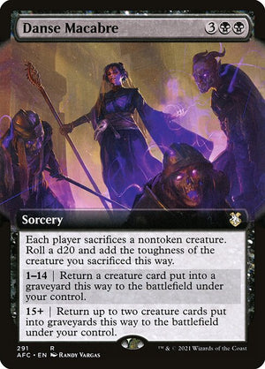 Danse Macabre (291) [Forgotten Realms Commander] [Extended Art]