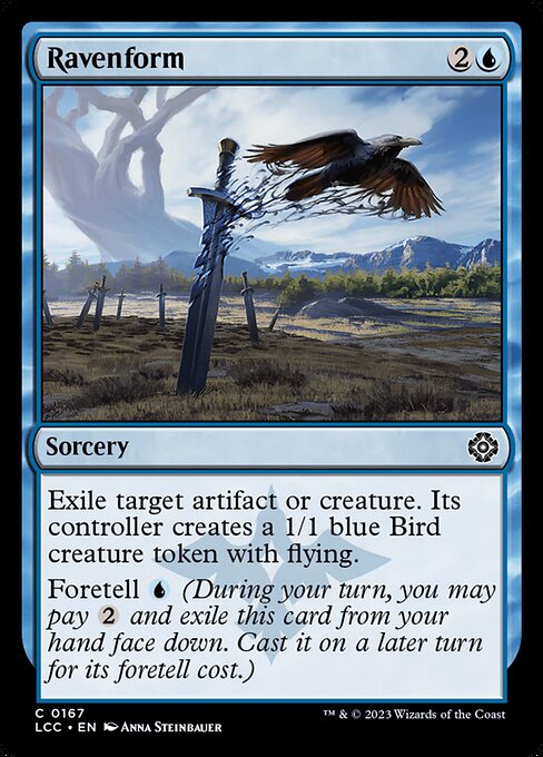 Ravenform (167) [The Lost Caverns of Ixalan Commander]