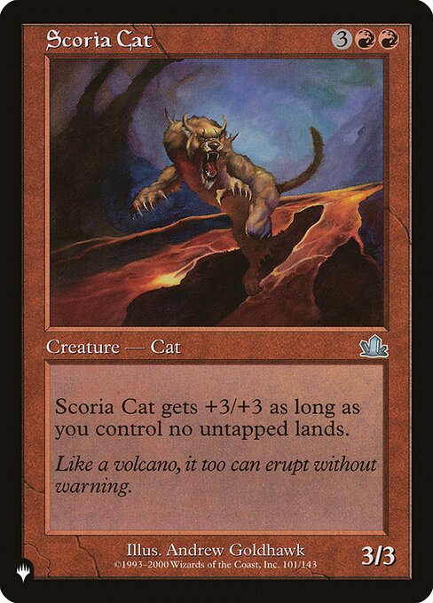 Scoria Cat (PCY-101) [The List]