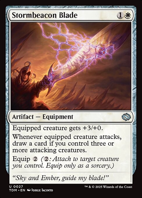 Stormbeacon Blade (27) [Tarkir: Dragonstorm]