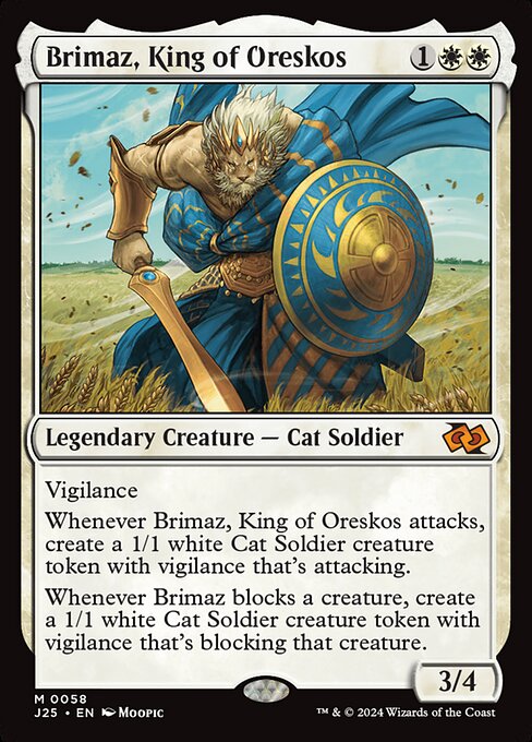 Brimaz, King of Oreskos (58) [Foundations Jumpstart]