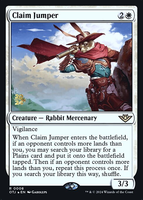 Claim Jumper (8s) [Outlaws of Thunder Junction Promos]