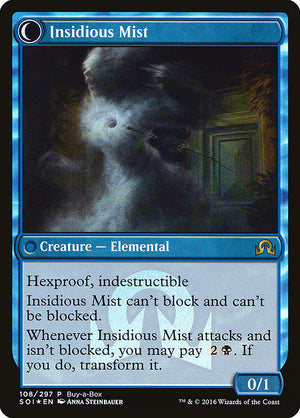 Elusive Tormentor // Insidious Mist (108) [Shadows over Innistrad Promos] Reverse