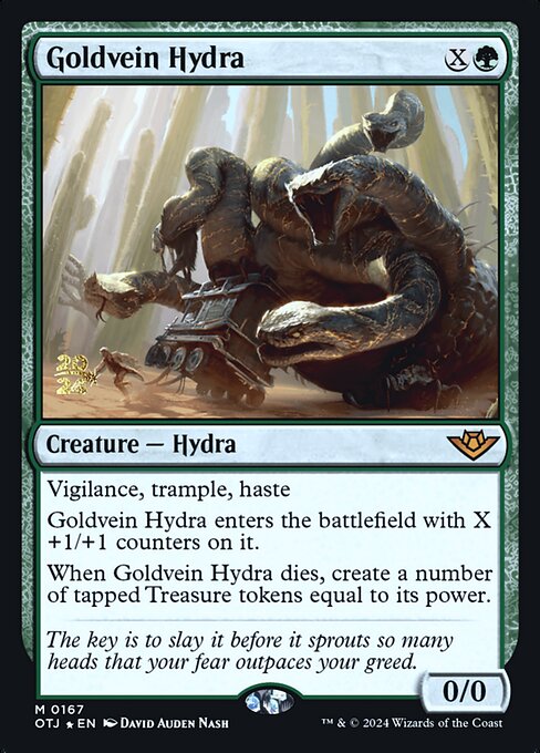Goldvein Hydra (167s) [Outlaws of Thunder Junction Promos]