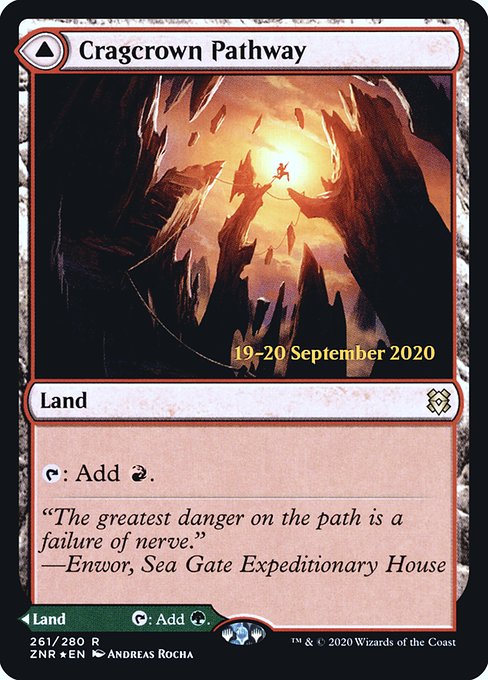 Cragcrown Pathway // Timbercrown Pathway (261s) [Zendikar Rising Promos]