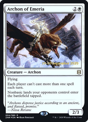 Archon of Emeria (4s) [Zendikar Rising Promos]