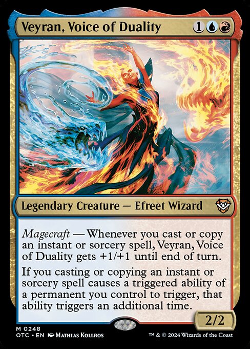 Veyran, Voice of Duality (248) [Outlaws of Thunder Junction Commander]