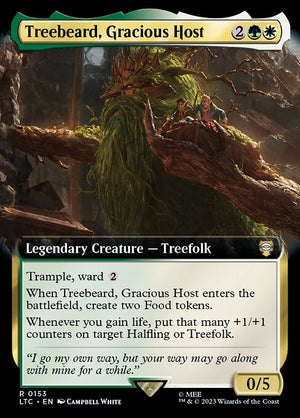 Treebeard, Gracious Host (153) [Tales of Middle-earth Commander] [Extended Art]