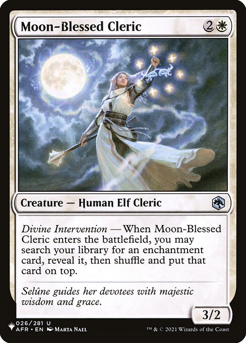 Moon-Blessed Cleric (AFR-26) [The List]