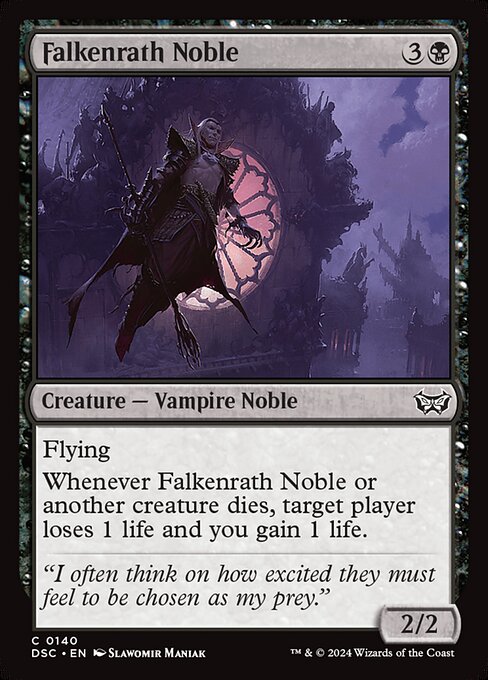 Falkenrath Noble (140) [Duskmourn: House of Horror Commander]