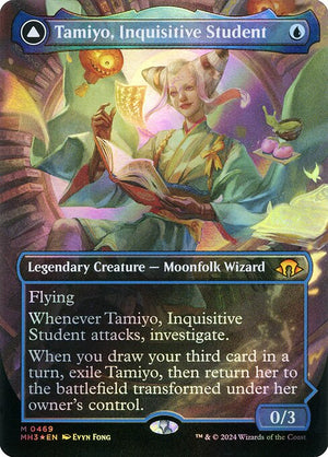 Tamiyo, Inquisitive Student // Tamiyo, Seasoned Scholar (469) [Modern Horizons 3]