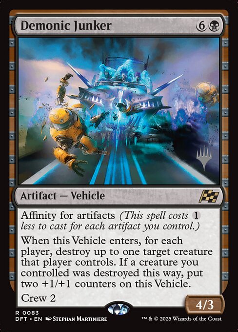 Demonic Junker (83p) [Aetherdrift Promos]
