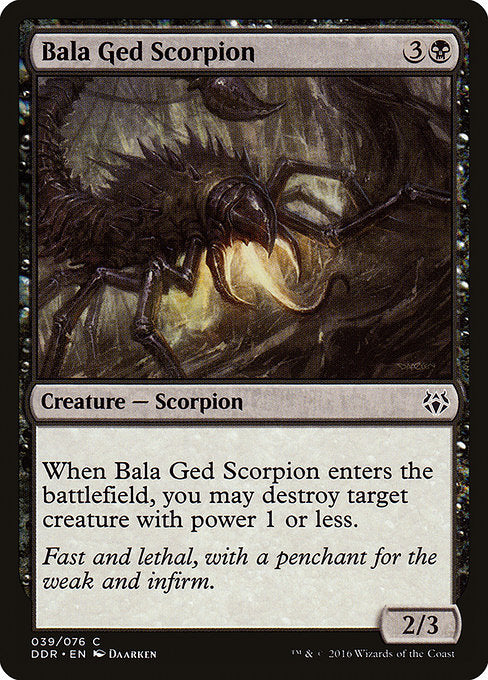 Bala Ged Scorpion (39) [Duel Decks: Nissa vs. Ob Nixilis]