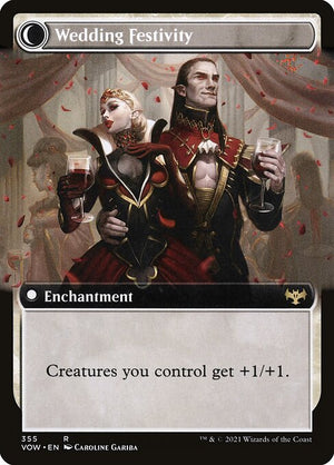 Wedding Announcement // Wedding Festivity (355) [Innistrad: Crimson Vow] [Extended Art] Reverse